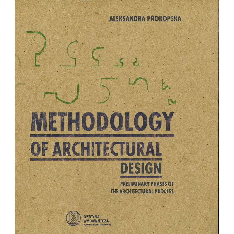 Zdjęcie podręcznika akademickiego "Methodology of Architectural Design. Preliminary phases of the architectural proces"