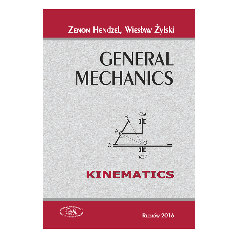 Zdjęcie okładki książki akademickiej "General mechanics. Kinematics"