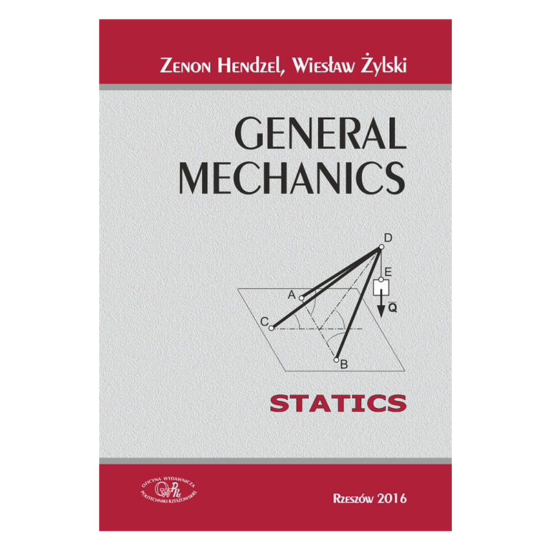 Zdjęcie okładki książki akademickiej "General mechanics. Statics"