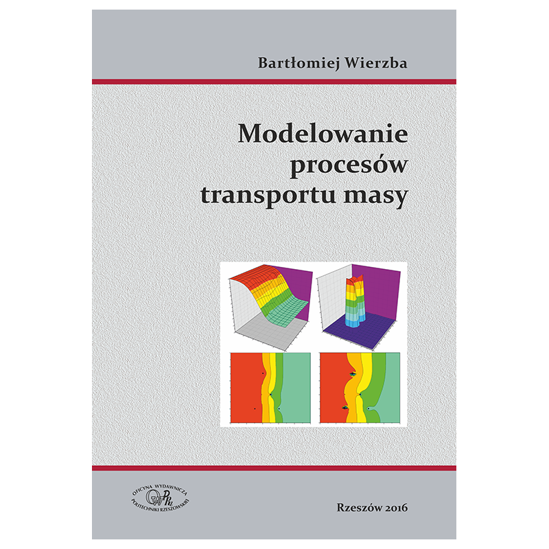 Fotografia okładki książki "Modelowanie procesów transportu masy"